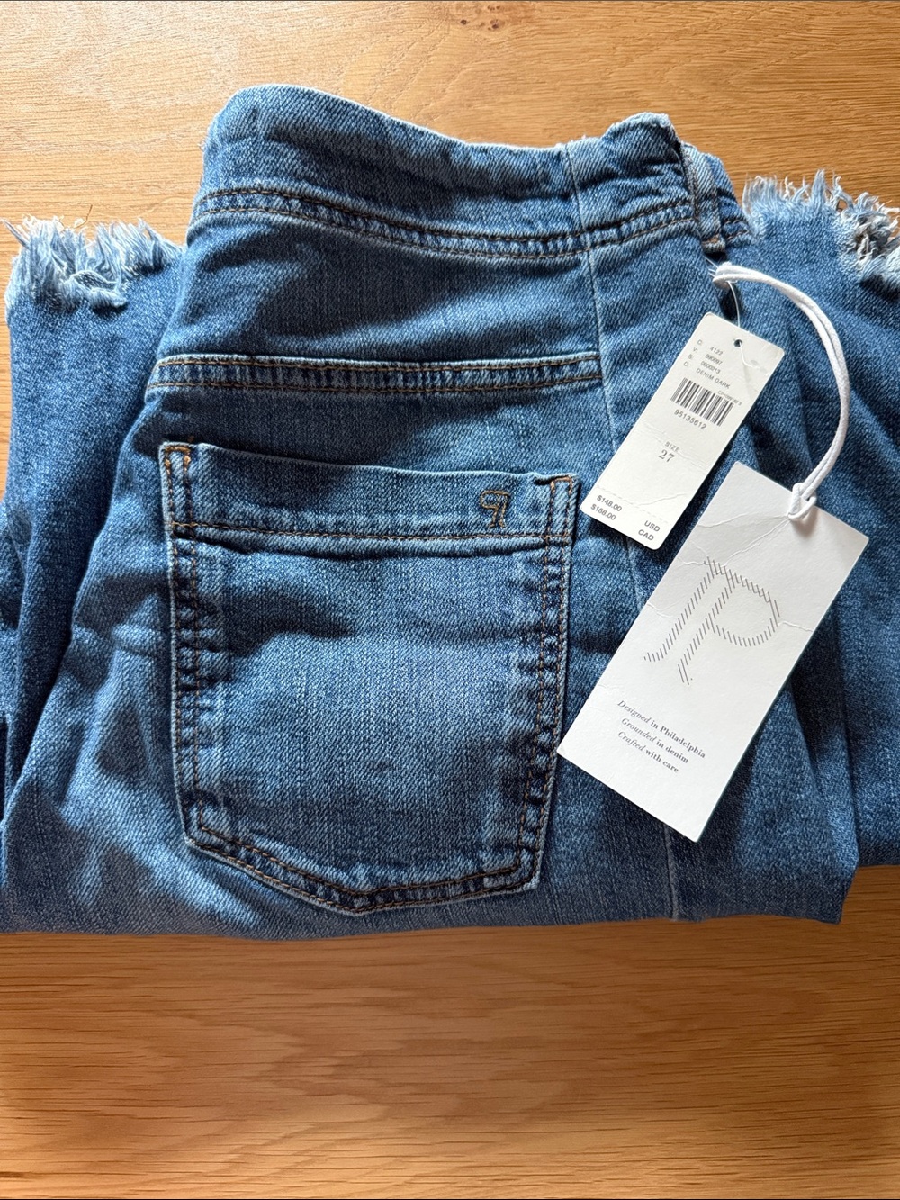 NWT Anthropologie Pilcro Adi Regenerative Cotton Mid-Rise Flare Jeans Size 28